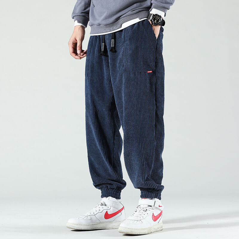 Bernhard™ | Klasické kordové jogger nohavice