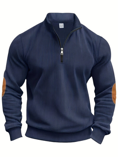 Breno™ - Elegantný sveter s polovičným zipsom (1+1 ZADARMO)