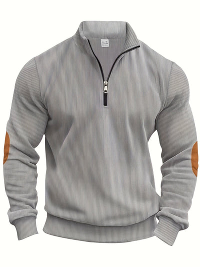 Breno™ - Elegantný sveter s polovičným zipsom (1+1 ZADARMO)